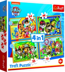Puzzle Patrula cățelușilor vacanță