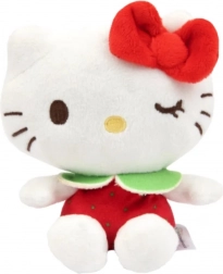 Hello Kitty Macedonia jucărie de pluș parfumată 12 cm – căpșună