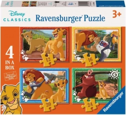 Puzzle Ravensburger Regele Leu 4 în 1