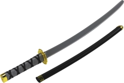 Sabie de samurai cu teacă