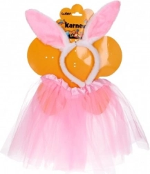 Set de carnaval iepuraș roz