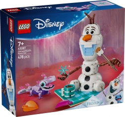 Lego disney frozen picnic cu olaf și bruni 43287