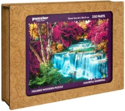 Puzzle din lemn cascadă colorată Thailanda 250 piese