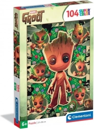 Puzzle Clementoni Super Color 104 piese – MARVEL Groot