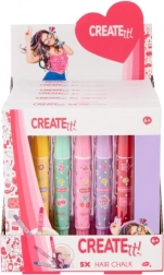creioane de cretă pentru păr create it! 5 culori