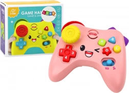 Controller interactiv pentru copii roz – muzică, lumini și învățare