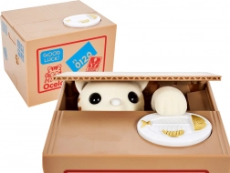 Pușculiță interactivă cu pisoiaș care fură monede