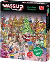 calendar de advent puzzle wasgij reni năzdrăvani 24×54 piese