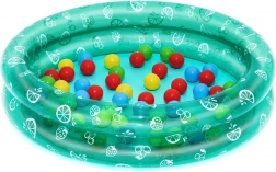 Piscină gonflabilă cu bile 91 × 20 cm BESTWAY + 50 de bile – Verde