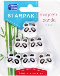 Magnete panda 6 buc