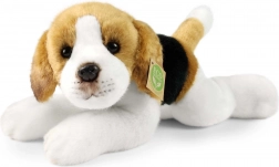 câine beagle din pluș culcat 30 cm eco-friendly