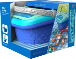 Set de joacă coșuleț de doctor pentru copii (15 piese)