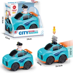 Mașină de poliție cu mecanism de apăsare