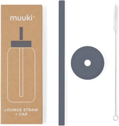 Paie Muuki Lounge cu capac în gri fumuriu