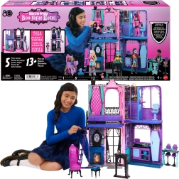 Monster High Boo-tique Hotel – căsuță de hotel înfricoșătoare, pliabilă, cu mobilier și accesorii