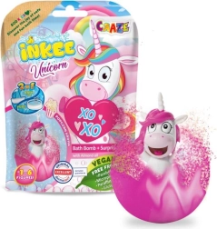 Inkee bombă efervescentă pentru baie cu surpriză – unicorn