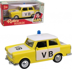 Auto Trabant Poliție Metalic 12 cm