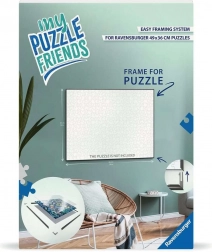 Ravensburger ramă pentru puzzle My Puzzle Friends 49 × 36 cm – albă
