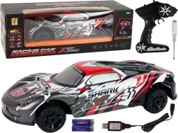 Mașină sport R/C 1:8 gri-alb
