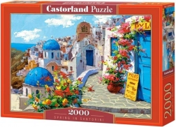 Puzzle 2000 piese – primăvara în Santorini