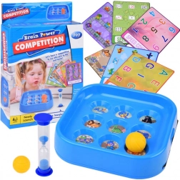 Joc pentru copii Brain Power – concurs de viteză cu suflat, cu numere și alfabet
