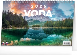 Calendar de birou Apă 2026