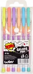 Pixuri gel Curcubeu – set 6 buc