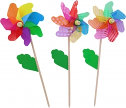 Morisca de lemn cu băț 18 cm