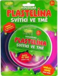Plastilină magică GLUMI care strălucește în întuneric