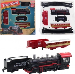 Set de tren cu baterii pentru copii
