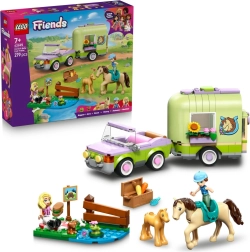 LEGO Friends rulotă cu cal și mânz