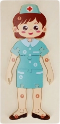 puzzle din lemn asistentă medicală