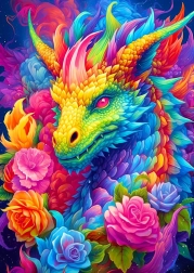 Enjoy puzzle dragon 1000 piese