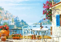 Puzzle 1000 piese – vin mediteranean pentru doi