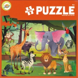puzzle safari 100 piese