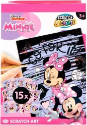 carte de zgâriere DISNEY MINNIE A5 – set creativ cu 15 imagini