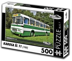 Puzzle Retro-auto Karosa ȘL 11 autobuz (1980) 500 piese