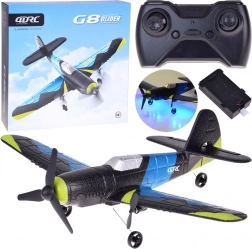 Avion RC G8 Glider din spumă EPP cu LED și încărcare USB