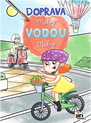 Transport – carte de colorat magică cu apă