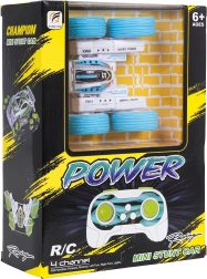 Mașină cascador RC 1:32 power stunt – albastru