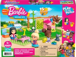 Salon de animale cu păpuși Barbie de la Mega Construx