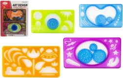 Șabloane din plastic pentru desen 23x29 cm