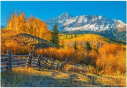 Puzzle Castorland Priveliște de toamnă către Wilson Peak 1000 piese