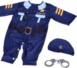 Costum de polițist pentru copii cu șapcă și cătușe