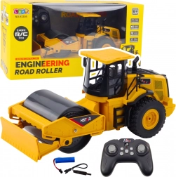 Compactor de construcții telecomandat galben