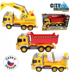 Mașină de construcții City Collection pe baterii cu sunet și lumină