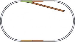 Set Piko de șine B cu linie moartă H0