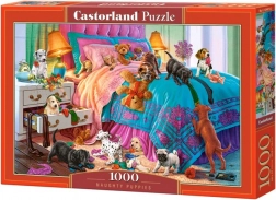 Puzzle 1000 piese - Cățeluși obraznici