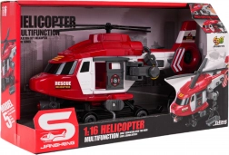 Elicopter de salvare pompieri 1:16 cu lumini și sunete