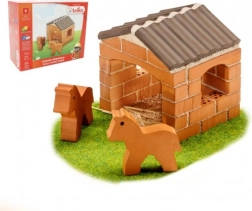 Set de construcție Teifoc Mic grajd în cutie 18x15x8 cm